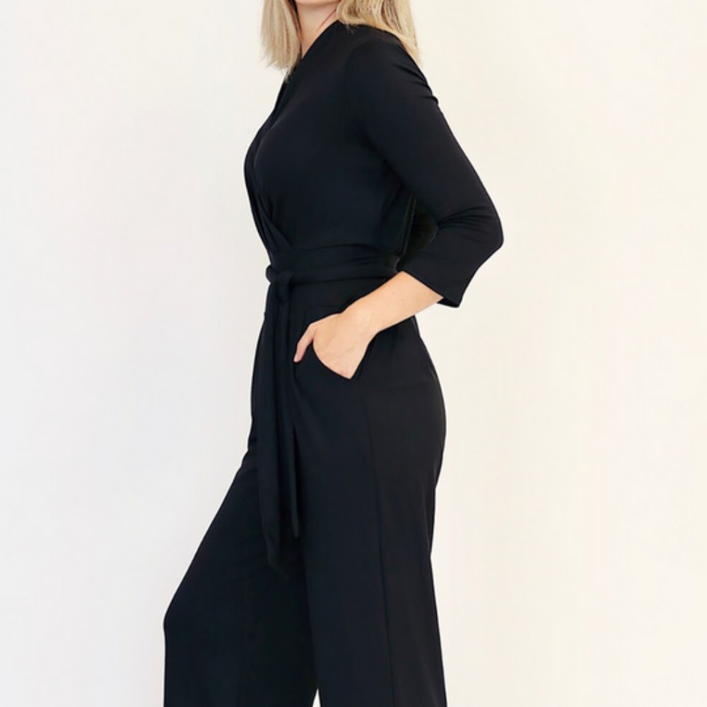 Taylor Jay London Jumpsuit in Black